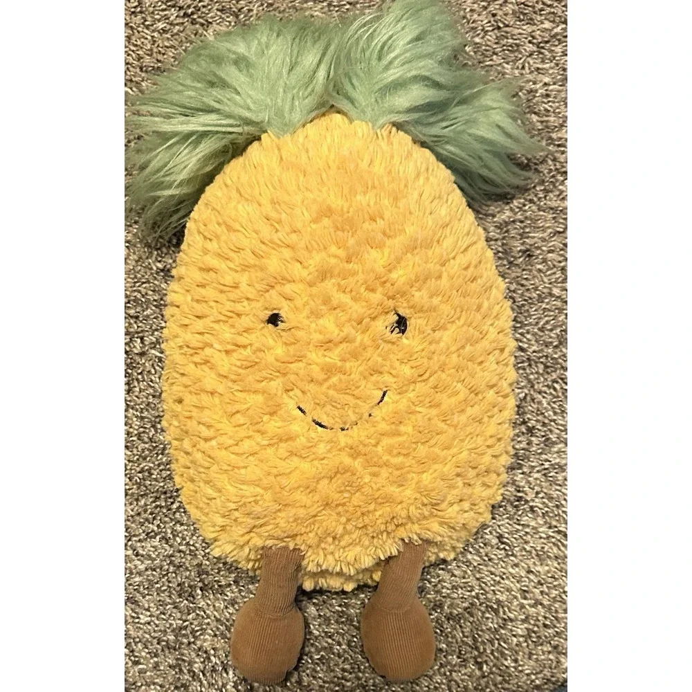 HTF - Jellycat Amuseables Pineapple Medium Plush Stuffed Animal - 11